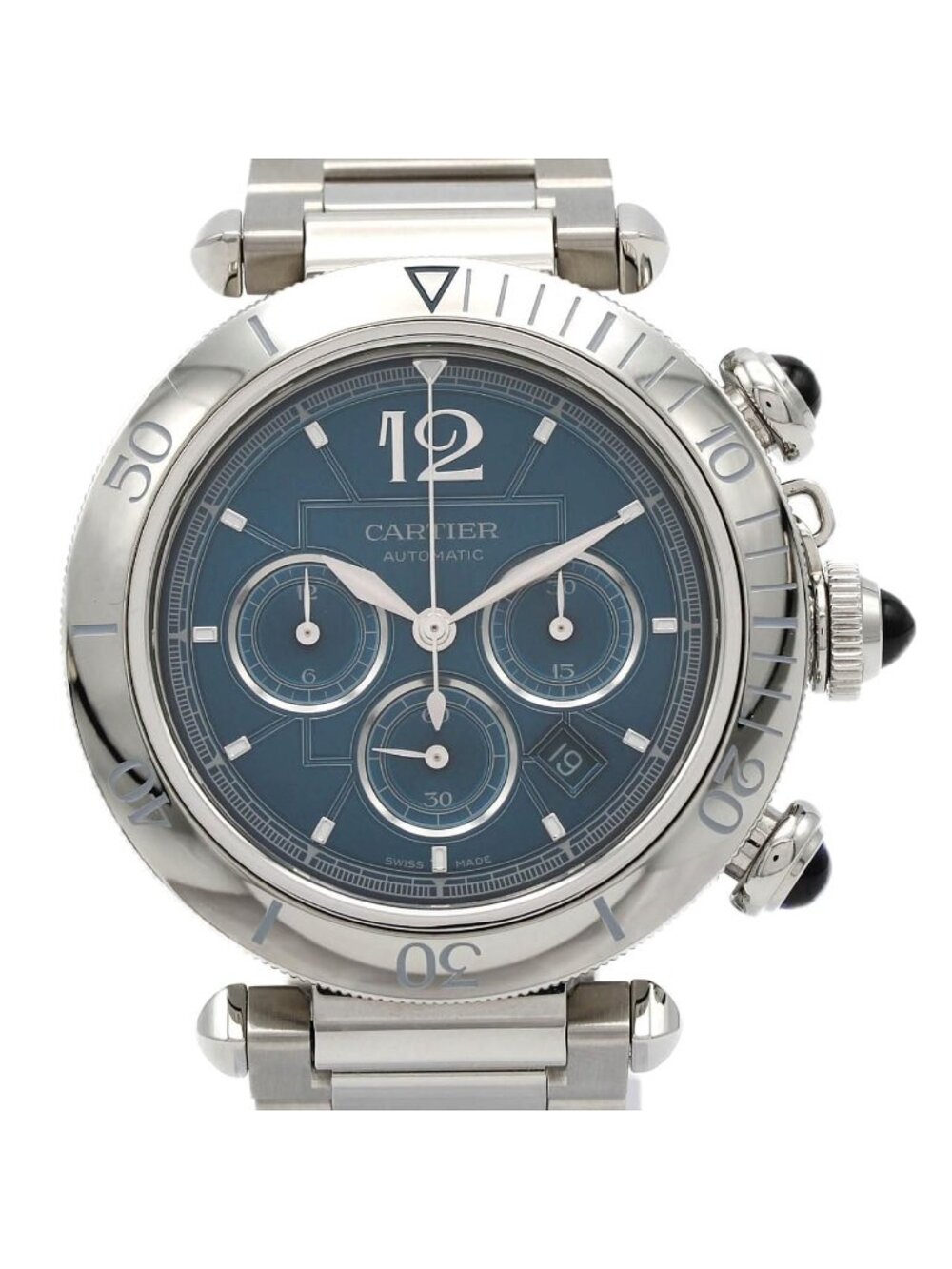 Cartier Pasha de Cartier Chronograph SS Automatic Watch